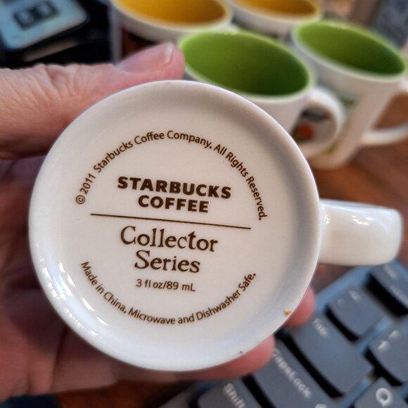 STARBUCKS ESPRESSO DEMITASSE GLOBAL ICON 3 OZ. CUP – CHINA – Ornament - Picture 4 of 15